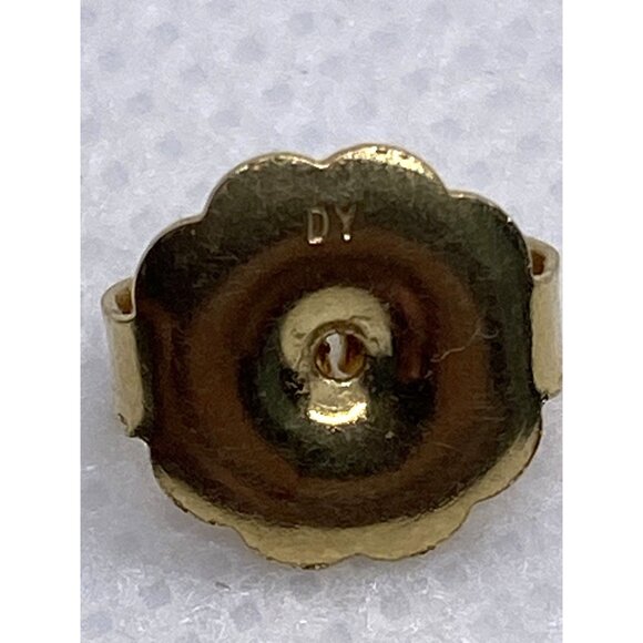 David Yurman Single Earring Back 18K 750 10mm - Picture 5 of 5